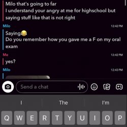 You Fucked Your Hs teacher's Wife At the Reunion And he Was Pissed Snapchat