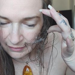 Nikki cum shot in hair