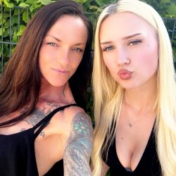 German Mom & Daughter for Cumtribute