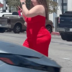 Red dress