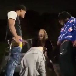 Super fan college slut fucks rappers on stage after concert