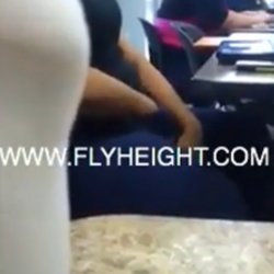 girl caught masturbating during class 📝