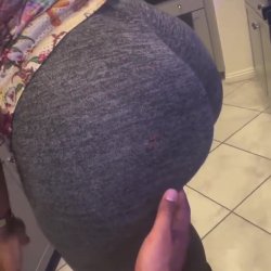 My homies mom let me grab her ass