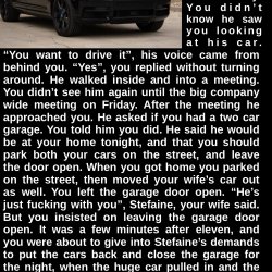 I enjoyed taking your wife for a ride