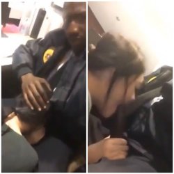 Slut Resident Deepthroats the Night Shift Security Guard's BBC