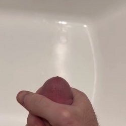 Big cock shoots 10 ropes of cum
