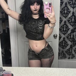 Dressed in black so you can un-dress me with your eyes