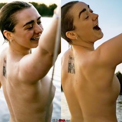 GOT actress goes skinny dipping with BFF's 😍