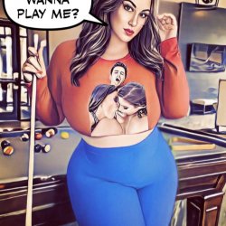 😏guess she always gots balls on the brain