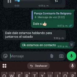 Argentina de Belgrano, la esposa de mi amigo me invita a un encuentro con otra pareja más. En Ezeiza