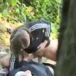 Public pick-up & fuck in bushes