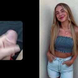 Cumtribute Michelle Reality Star