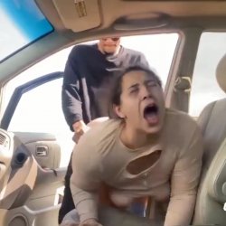 Thick latina gets railed on the side of the road