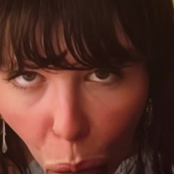 Cute faced Leigh sucks fat cock