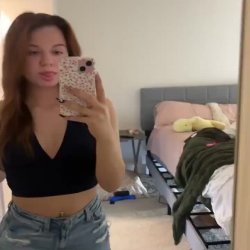 Sexy redhead teen with a fat ass