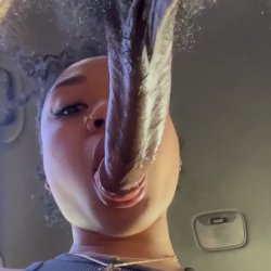 Ebony cheating gf sucks awesome long dick