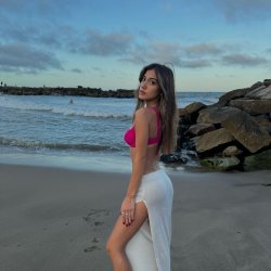 day at the beach being horny