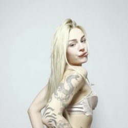 🔞 Young tattooed blonde perky tits big round ass sexy hot lingerie tease 🫦💦🍑😈 OF now