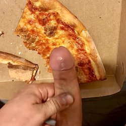 Cumming on food