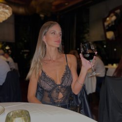 Thirsty for a drink from this office slut