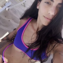 The sand on my skin turns me on