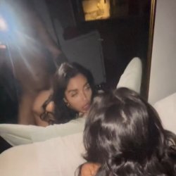 cheating on her boyfriend by making him believe she is going to a friend's house