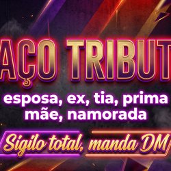 FAÇO TRIBUTO, SIGILO, 22CM  FAÇO FETICHE GRATIS