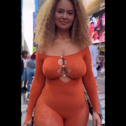 Busty & curvy  curly Pamela