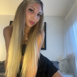 I'm wet and I'd like to feel something hard inside me