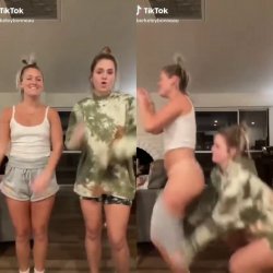 [Prank] Pantsing her friend on Tik Tok