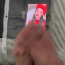 Sexy Girl In Mario Outfit Cum Tribute