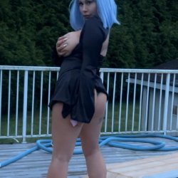 I put this dress on just to take it off for you