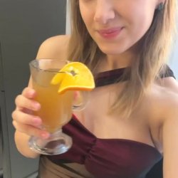 🔞 Young sexy blonde perky tits sheer dress horny tease nude vibe 🫦💦🍑😈 OF now!
