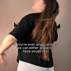 We can either argue or have some rough sex