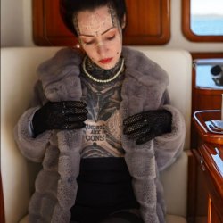 Tattooed French Horny MILF BDSM sexy hottie