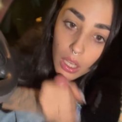 blowjob and fucking in the car