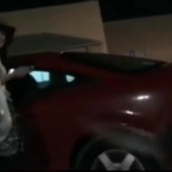 DickFlash gone wrong dickflash by her car and made her watch the cumshot