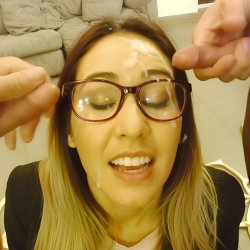 Mexican milf facial