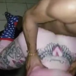 BBW tranny gangbanged by bbc