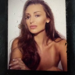 Catherine Tyldesley jerk, cum and piss tribute