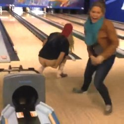 Prank - Pantsed by BFF While Bowling 😂🤣