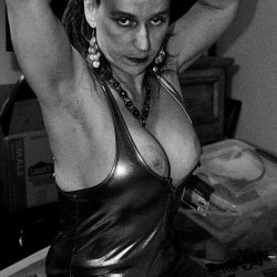 Wife in black and white