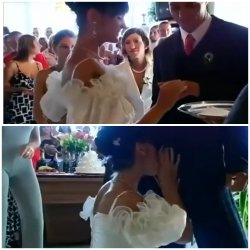 By the power vested in me, I now pronounce you husband and wife. You may blow your spouse