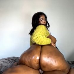 big ol phat african DONKEY booty riding BBC.