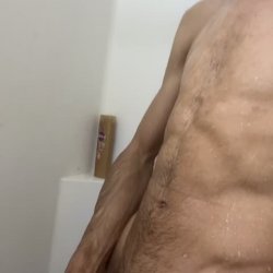 Arab dilf Shower Jerk with cum