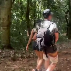 Um cardio no bosque que acabou em leite na boca!