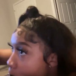 Ebony with the sloppy head