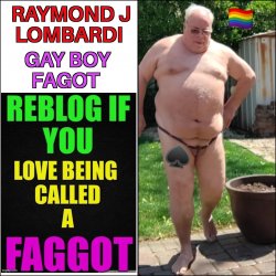Raymond Lombardi gay boy fag 🏳️‍🌈 proud  homosexual I love sucking cock sperm is wonderful