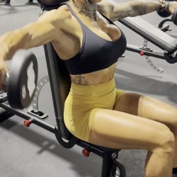 I got turned on while working out at the gym