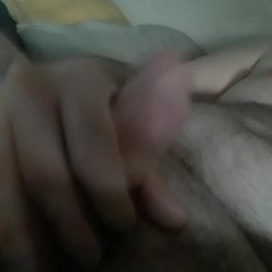 Stroking my cock
